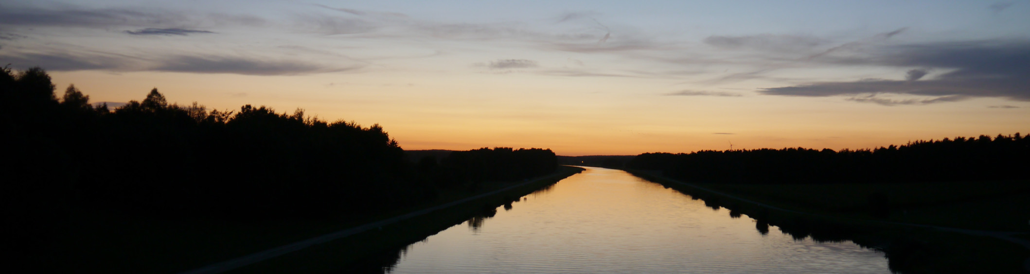 River in sunset
