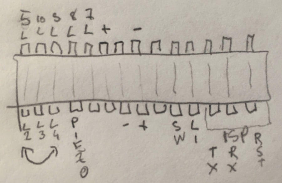 ATMEGA 328P connections from reversed view